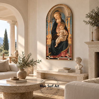 Botticelli Madonna and Child | Hand-Painted Oil Painting Reproduction