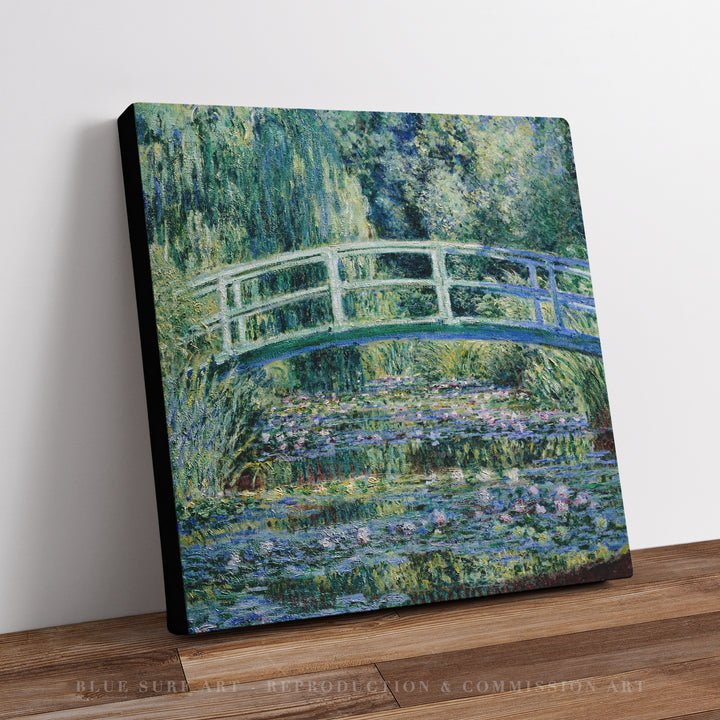 Water Lilies and Japanese Bridge 1899 Claude Monet Reproduction Art