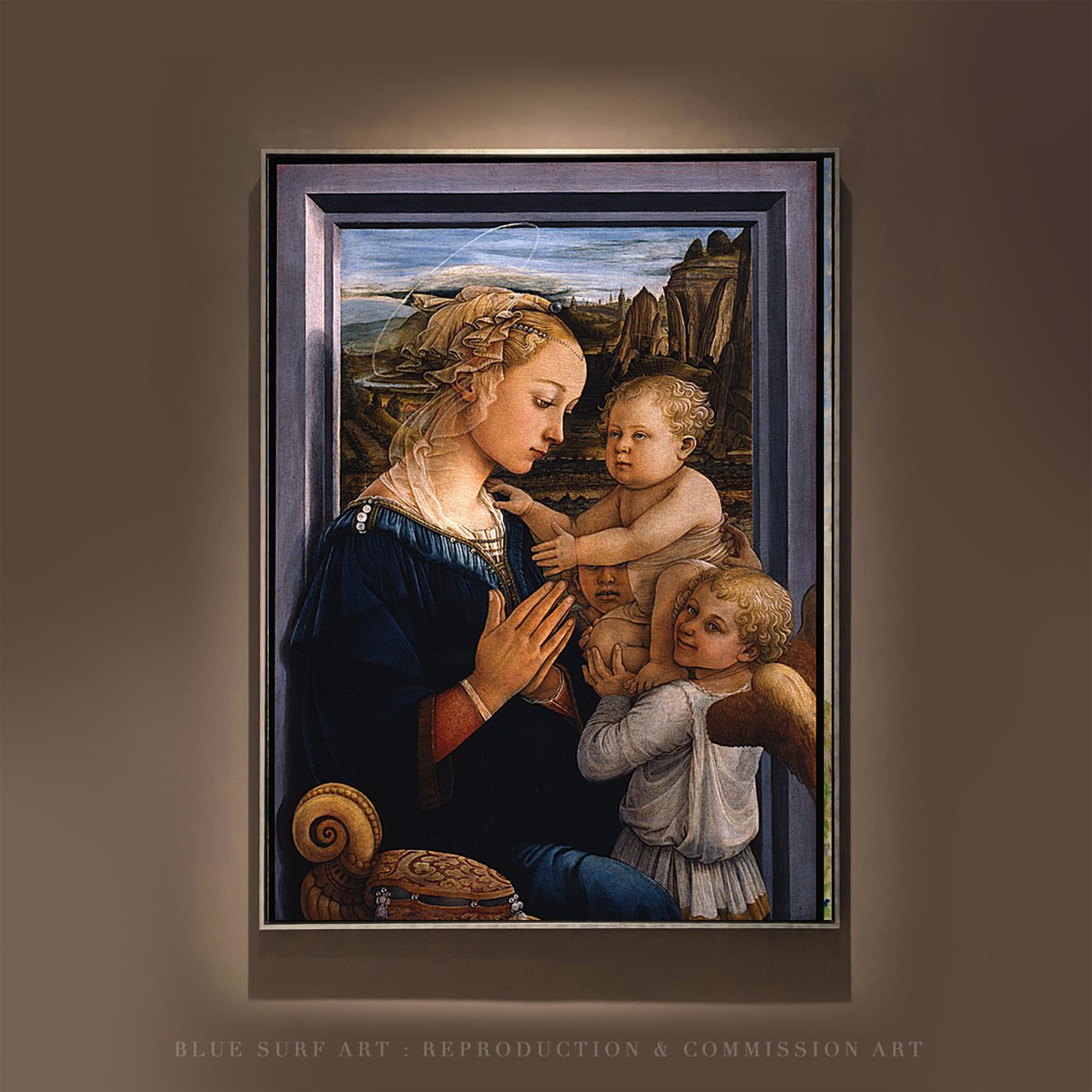 The Madonna and Child by Fra Filippo Lippi – Blue Surf Art
