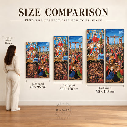 Crucifixion and Last Judgement diptych