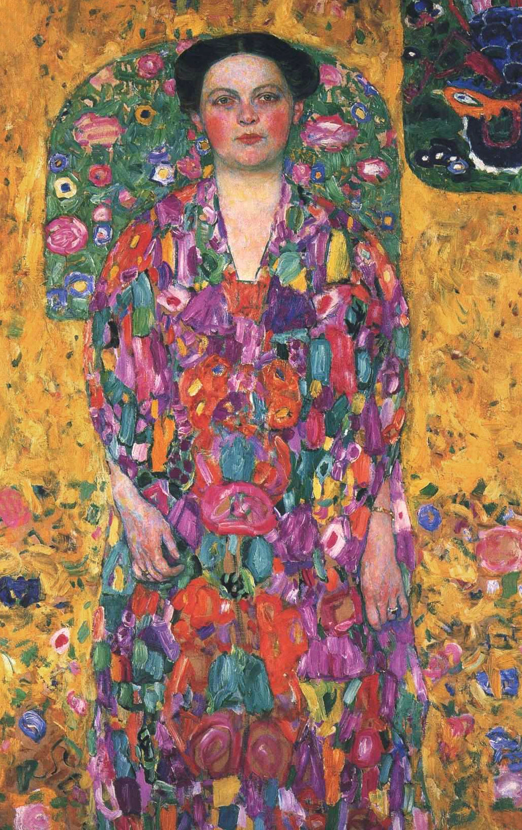 Portrait Of Eugenia Primavesi painting by Gustav Klimt