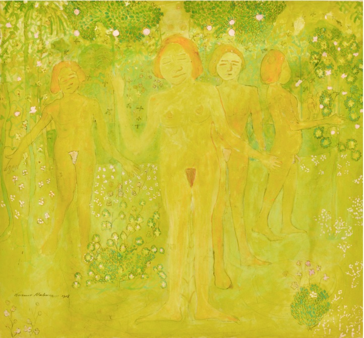 The Secret of Temptation Painting Kazimir Malevich Oil on Canvas