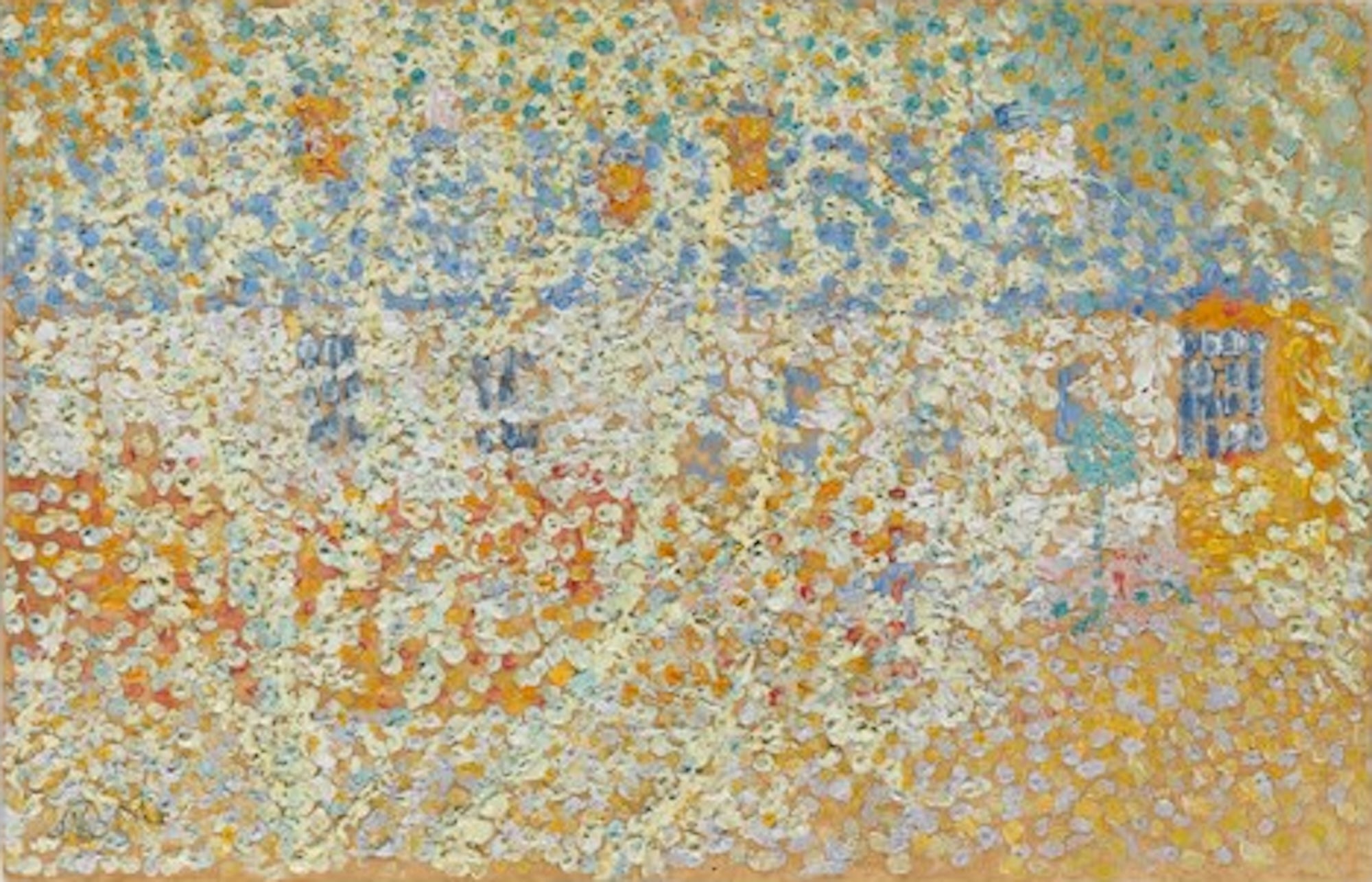 Houses in the Campagne Painting Kazimir Malevich
