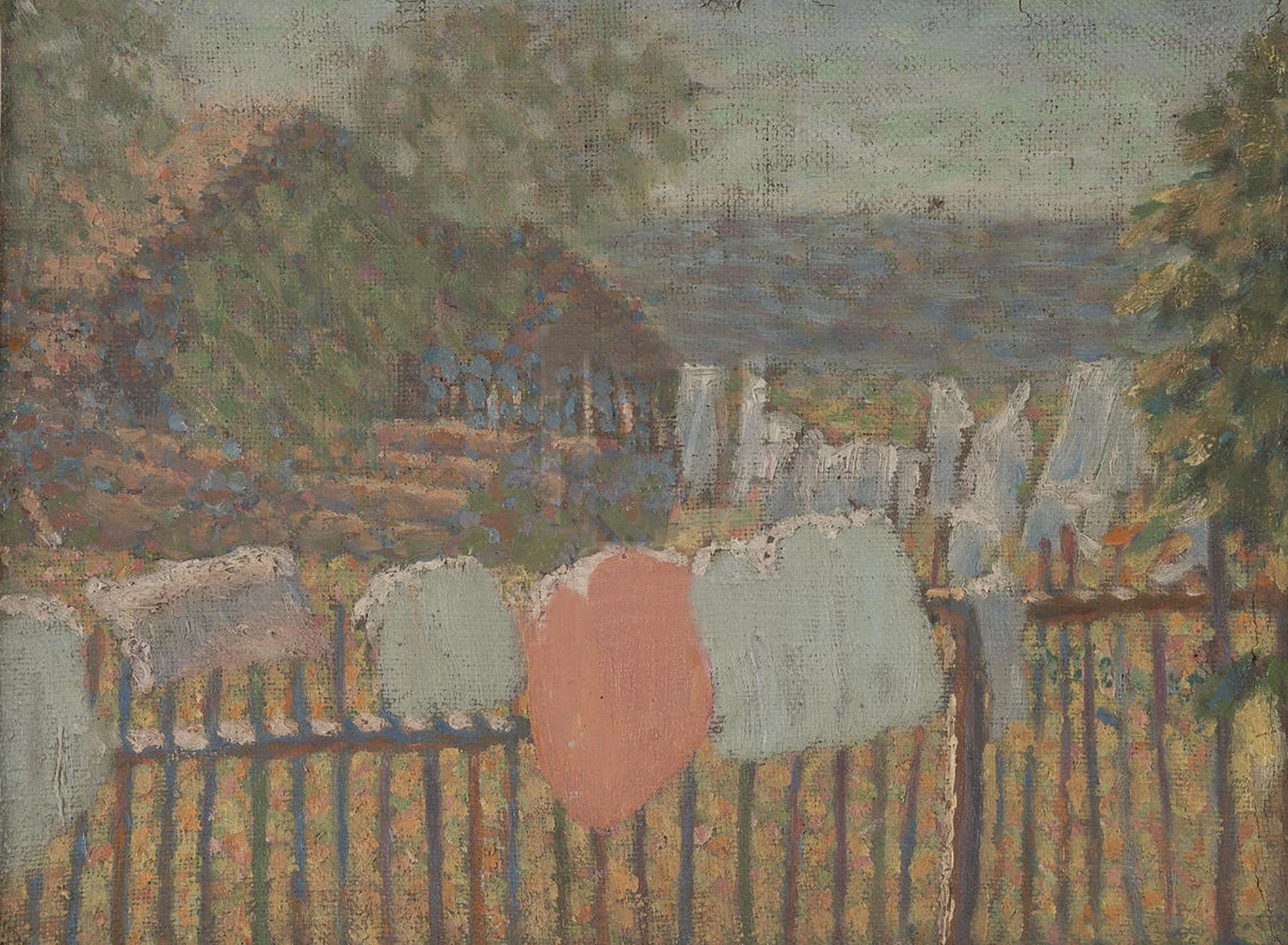 Farmhouse Painting by Kazimir Malevich