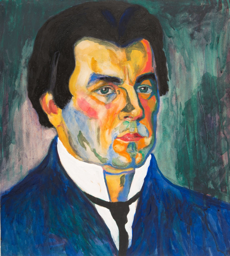 Self-Portrait Painting by Kazimir Malevich