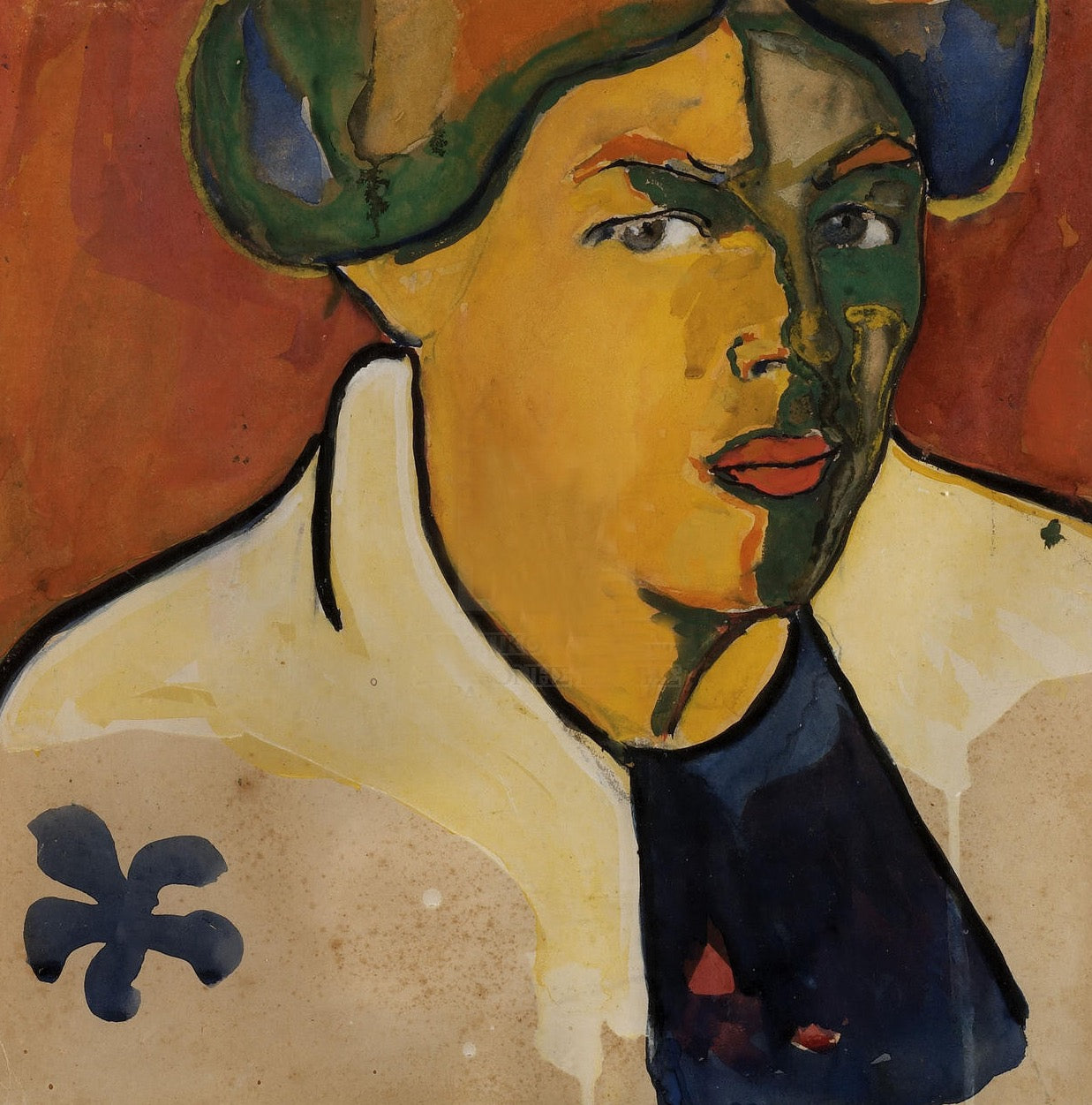 Portrait of a woman Painting by Kazimir Malevich
