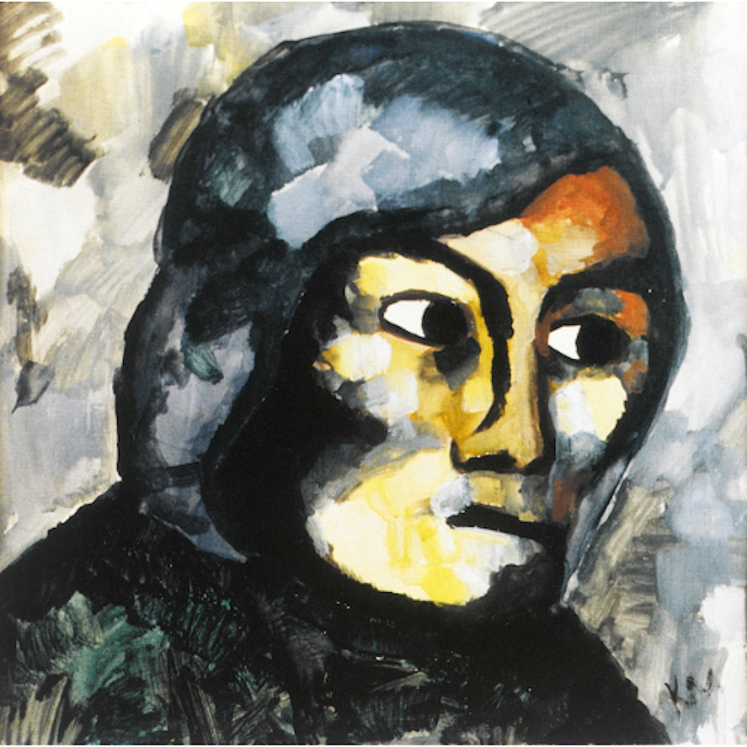 Head of a Peasant Painting by Kazimir Malevich