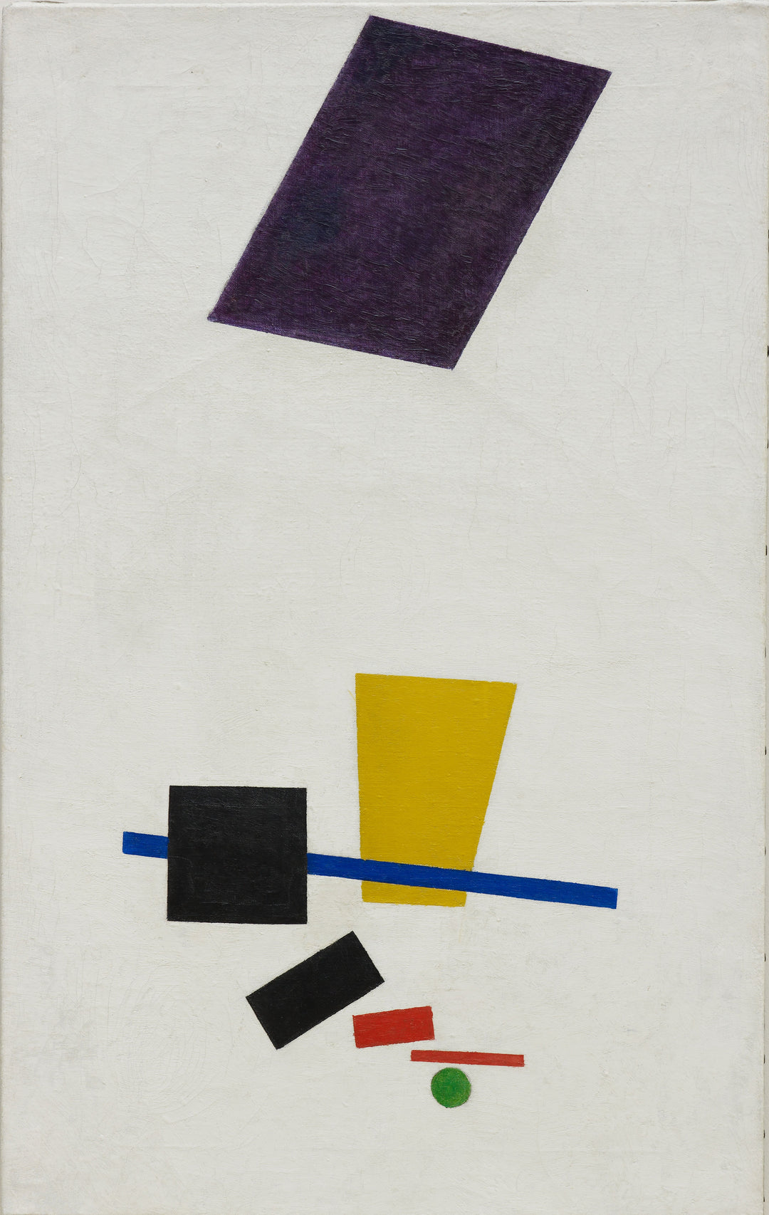 Football Player – Color Masses in the 4th Dimension painting by Kazimir Malevich