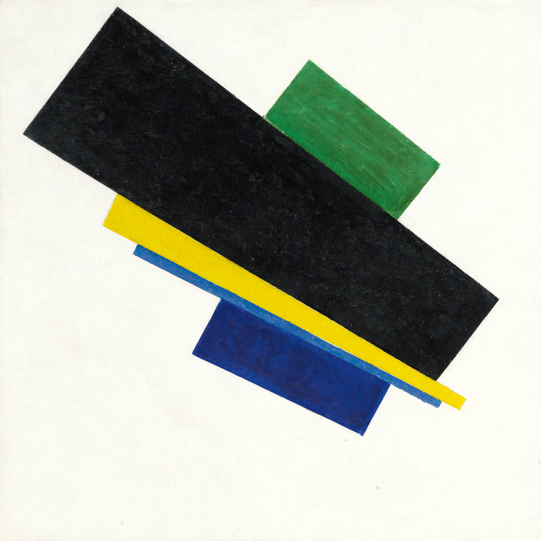 Suprematism 18th Construction Painting by Kazimir Malevich
