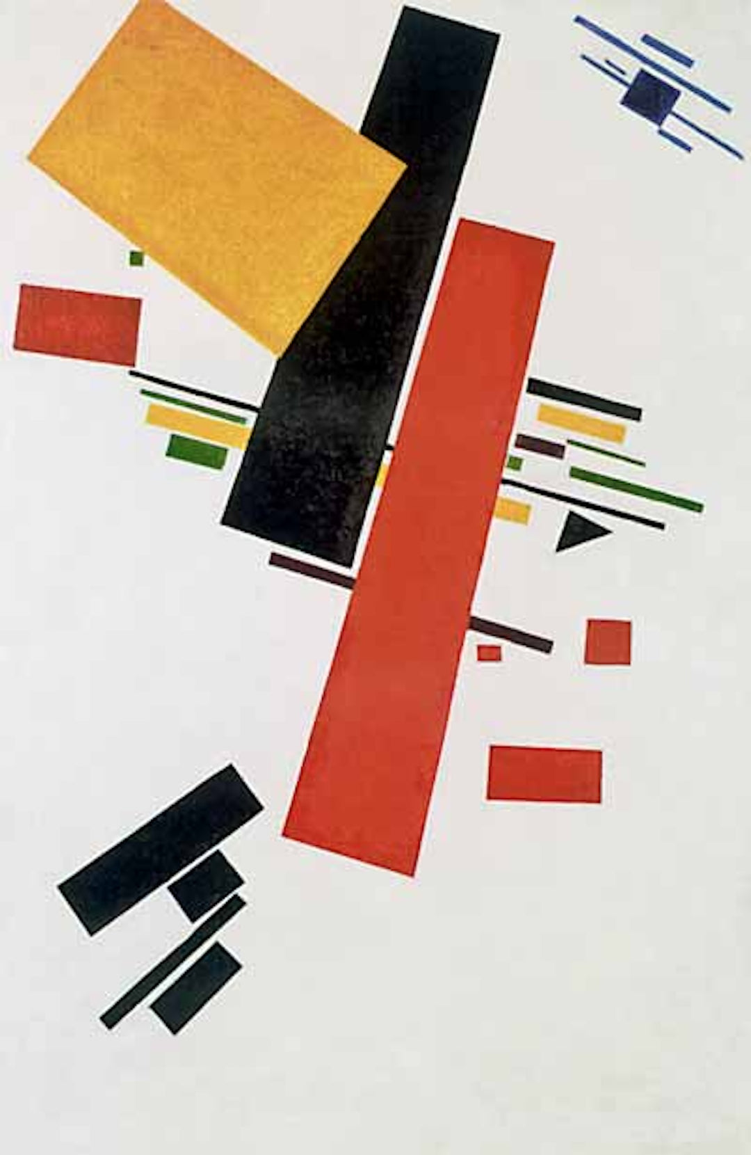 Dynamic Suprematism No. 38 Painting by Kazimir Malevich