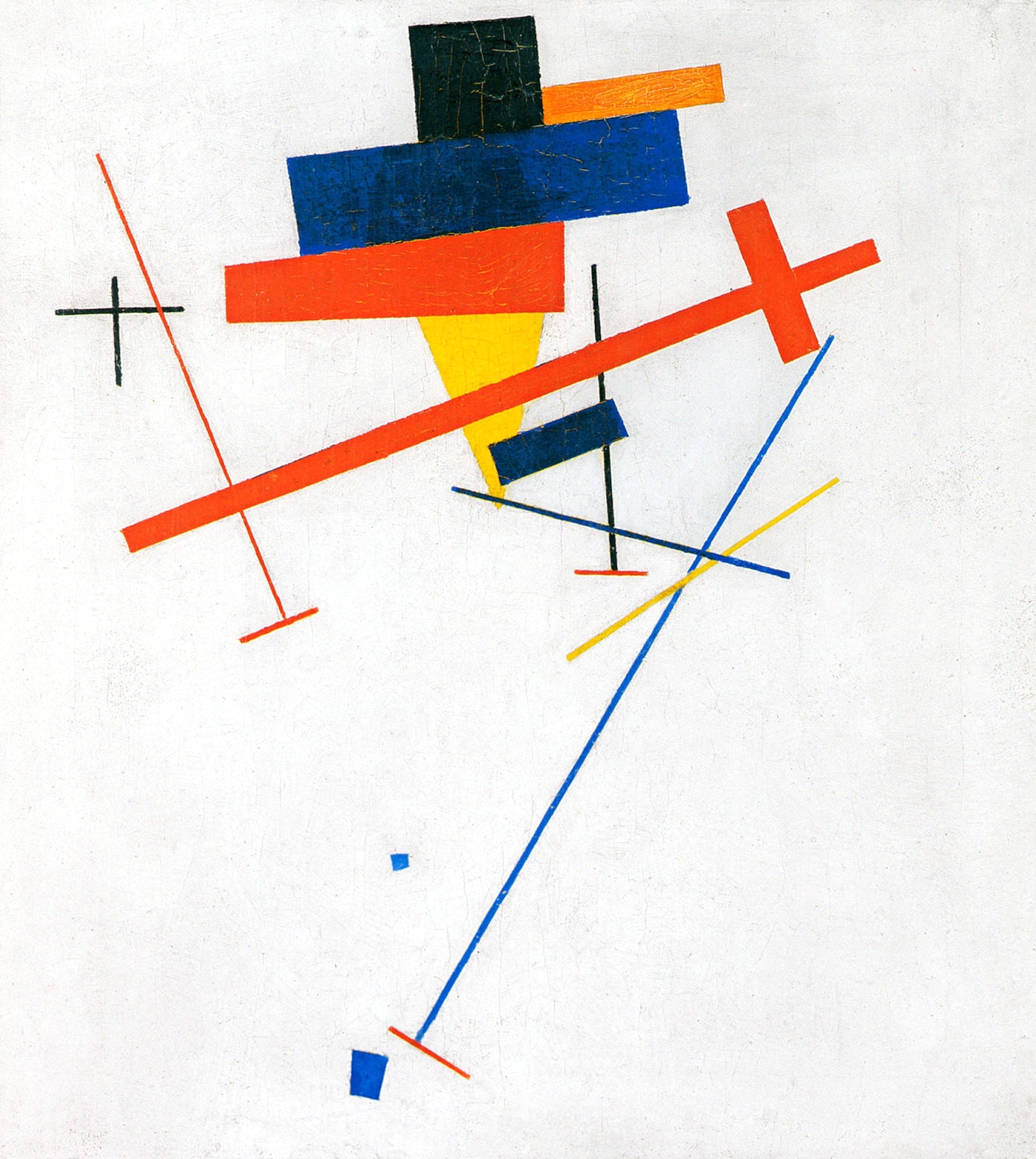 Magnetic Construction Painting by Kazimir Malevich