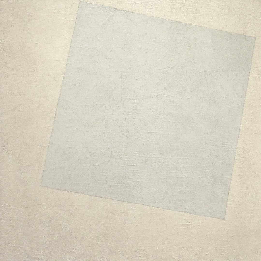 Suprematist Composition: White on White Painting by Kazimir Malevich