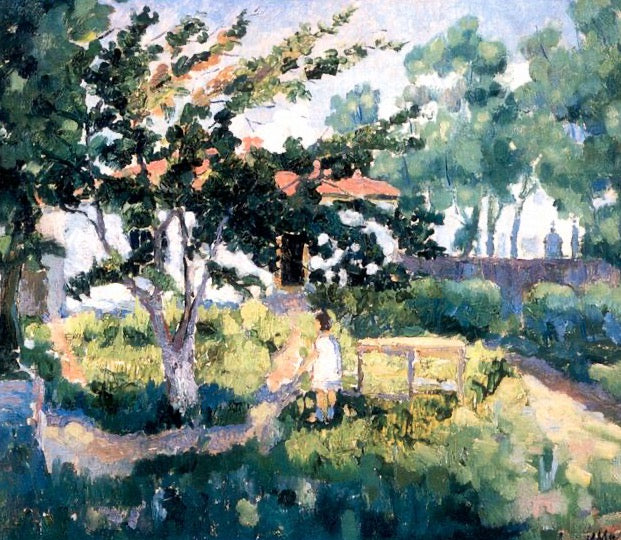 Summer Landscape Painting by Kazimir Malevich