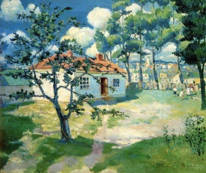 Spring Painting by Kazimir Malevich