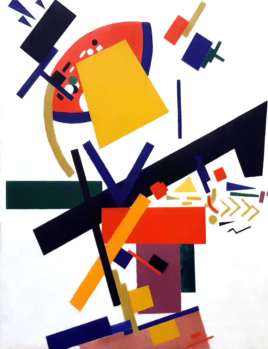 Suprematism Painting by Kazimir Malevich