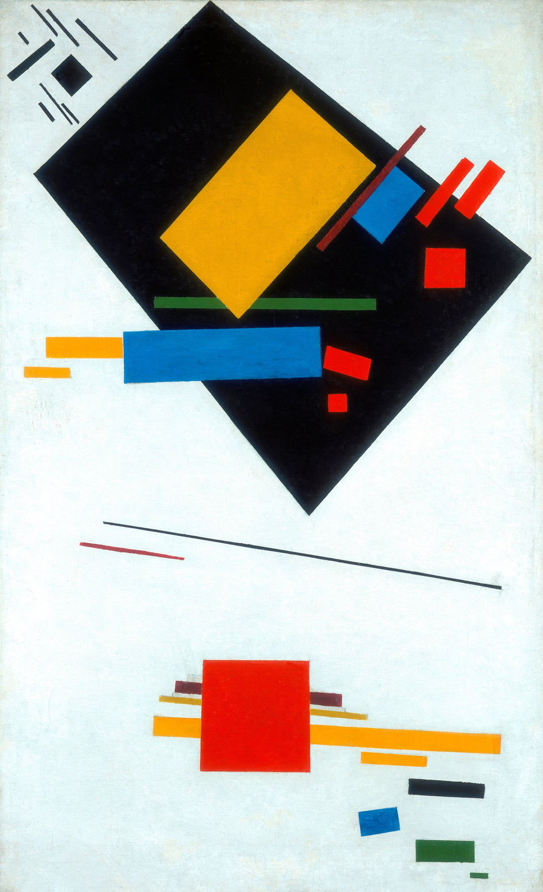 Suprametism Painting by Kazimir Malevich