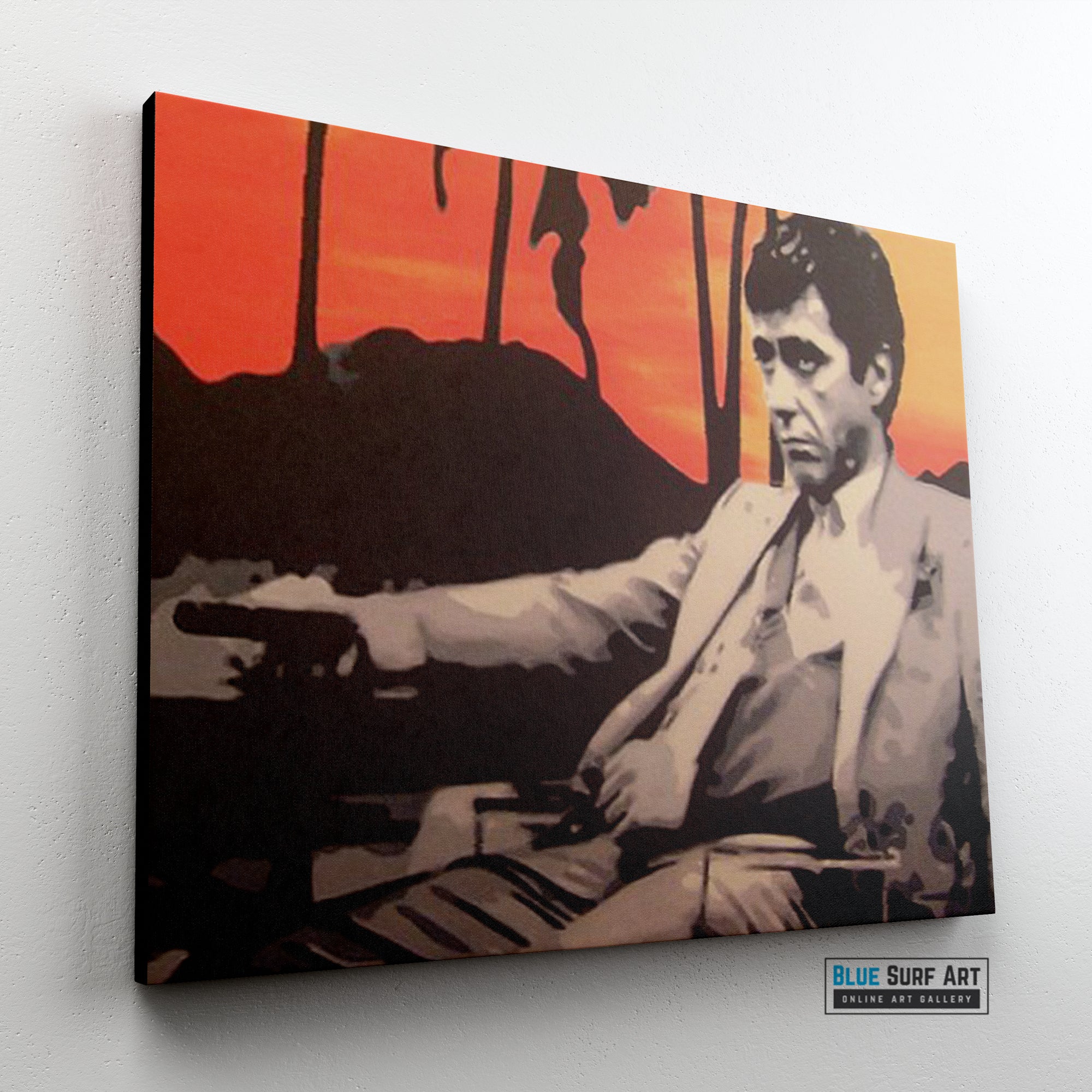 Scarface Movie Art Collection | Unique Hand-Painted Oil on Canvas Works