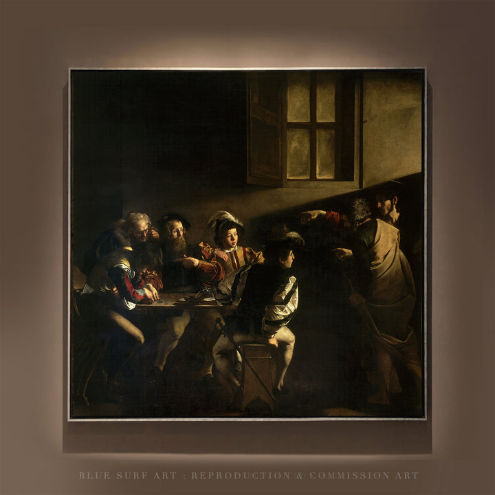 The Calling of St Matthew Painting by Caravaggio