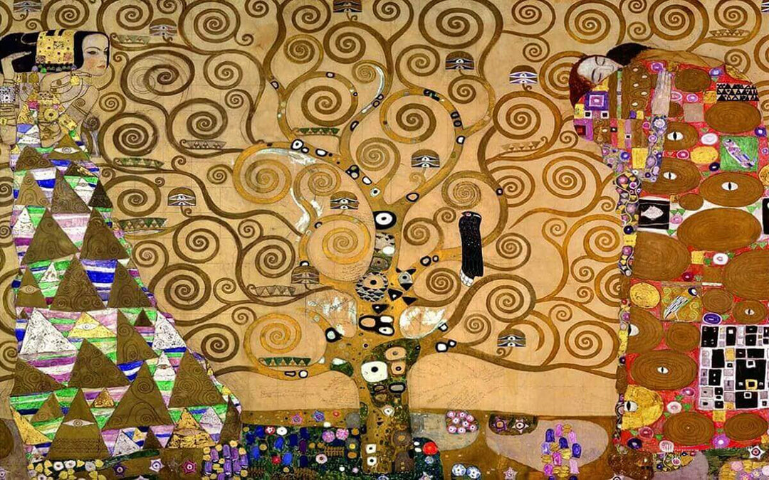 The Tree of Life, Stoclet Frieze full version Gustav Klimt