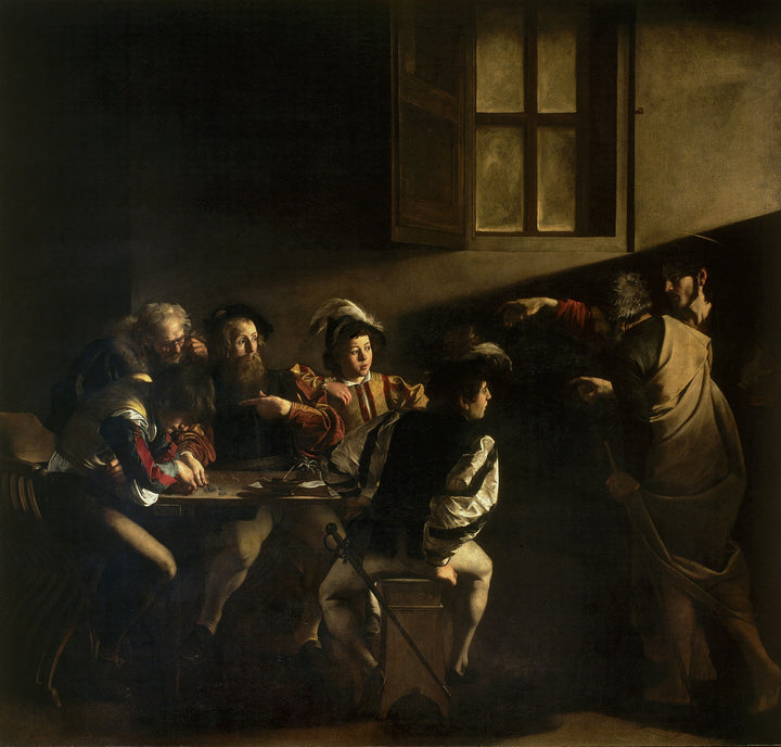 The Calling of St Matthew Painting by Caravaggio