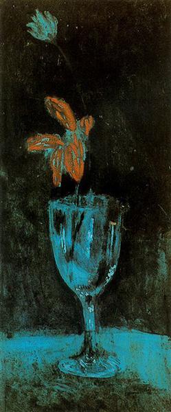 A blue vase Pablo Picasso's Blue Period