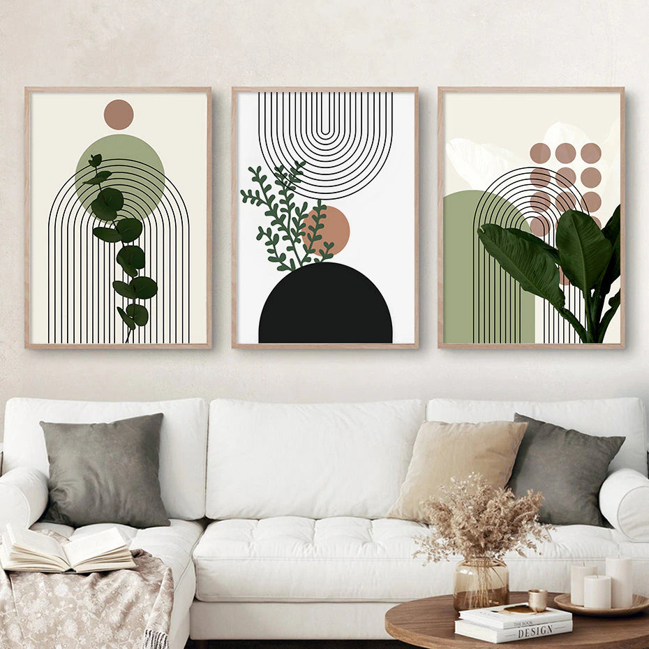 A Set of Abstract Print on Canvas