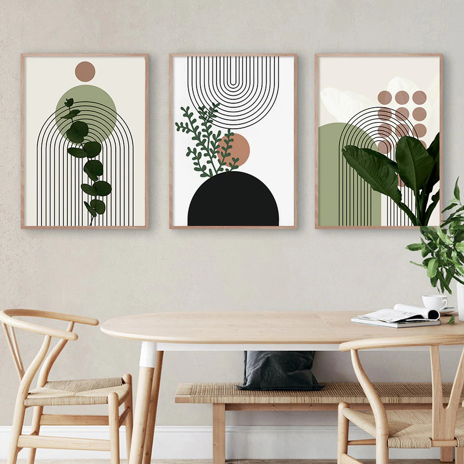 A Set of Abstract Print on Canvas
