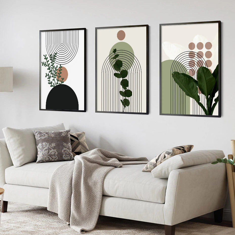 A Set of Abstract Print on Canvas