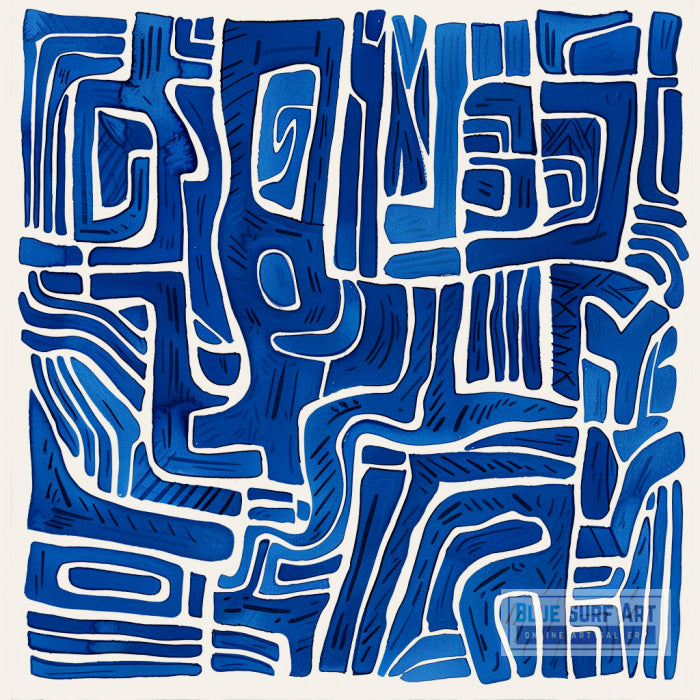 Abstract Art with Textured Hand Painted Oil on Canvas