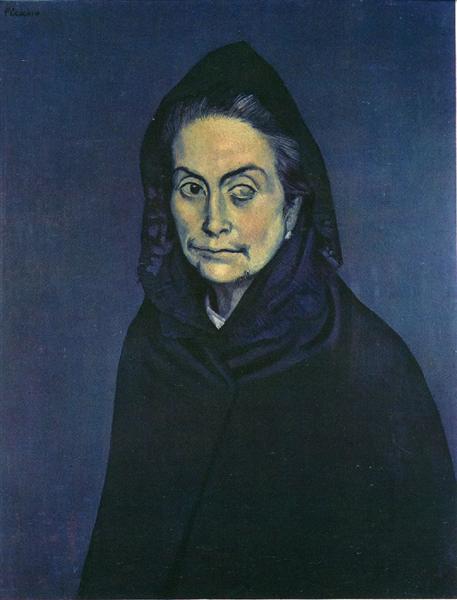 Celestina painting by Pablo Picasso's Blue Period