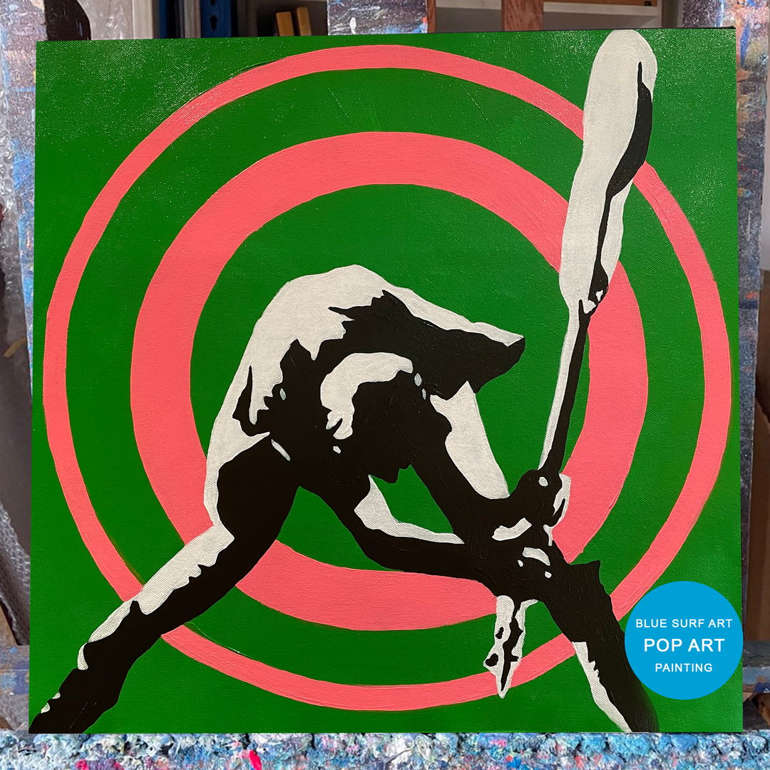 The Clash London Calling Pop Art Painting by Blue Surf Art