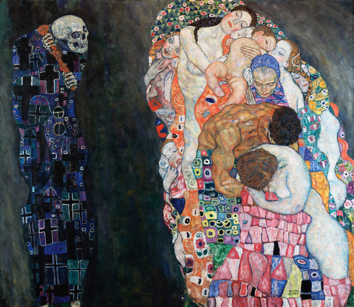 Death and Life Painting by Gustav Klimt