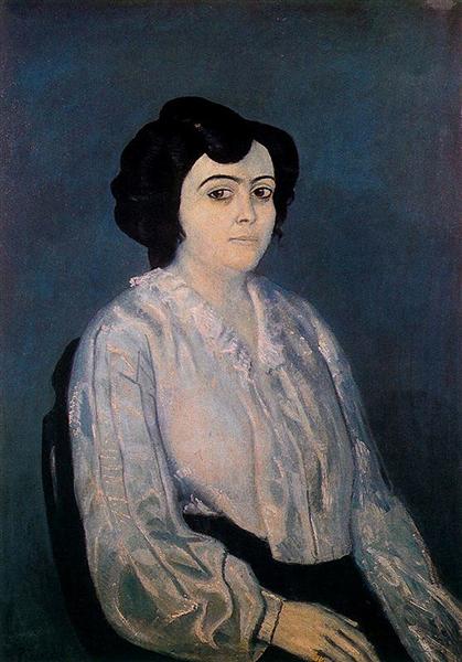 Madame Soler painting by Pablo Picasso's Rose Period
