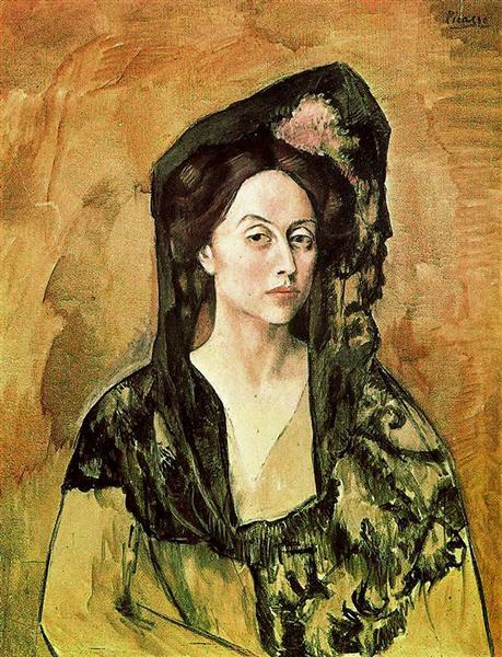 Portrait of Madame Canals painting by Pablo Picasso's Rose Period