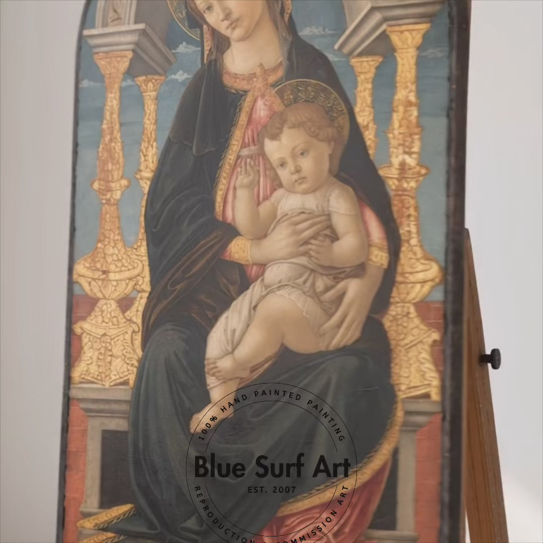 Botticelli Madonna and Child | Hand-Painted Oil Painting Reproduction