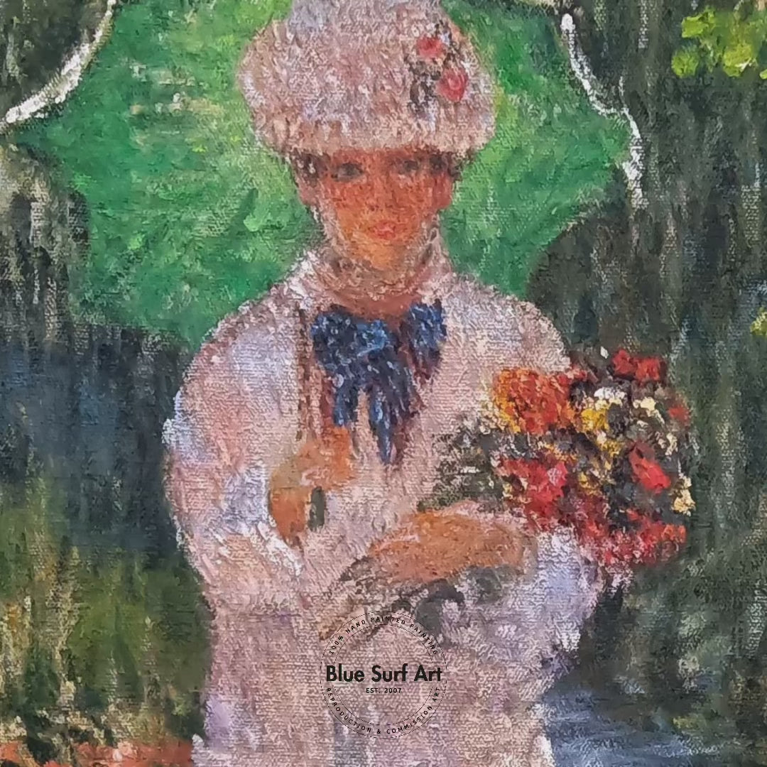 Camille with Green Parasol