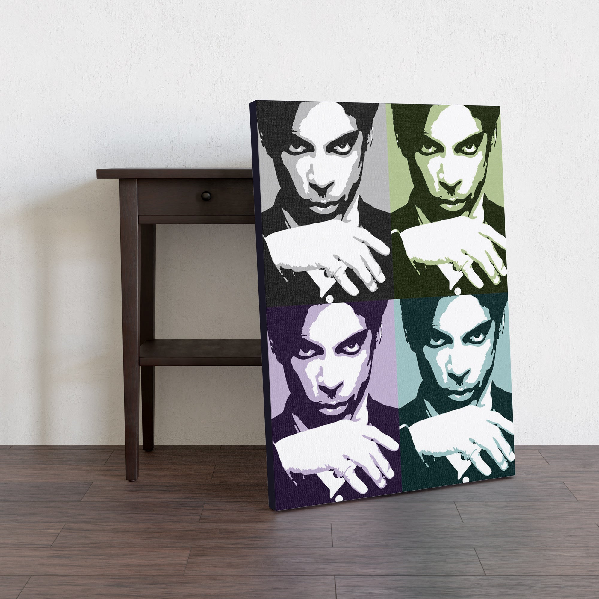 Prince Rogers Nelson Wall Art Prince Hand Painted Pop Art Painting Pop Art Canvas by Blue Surf Art