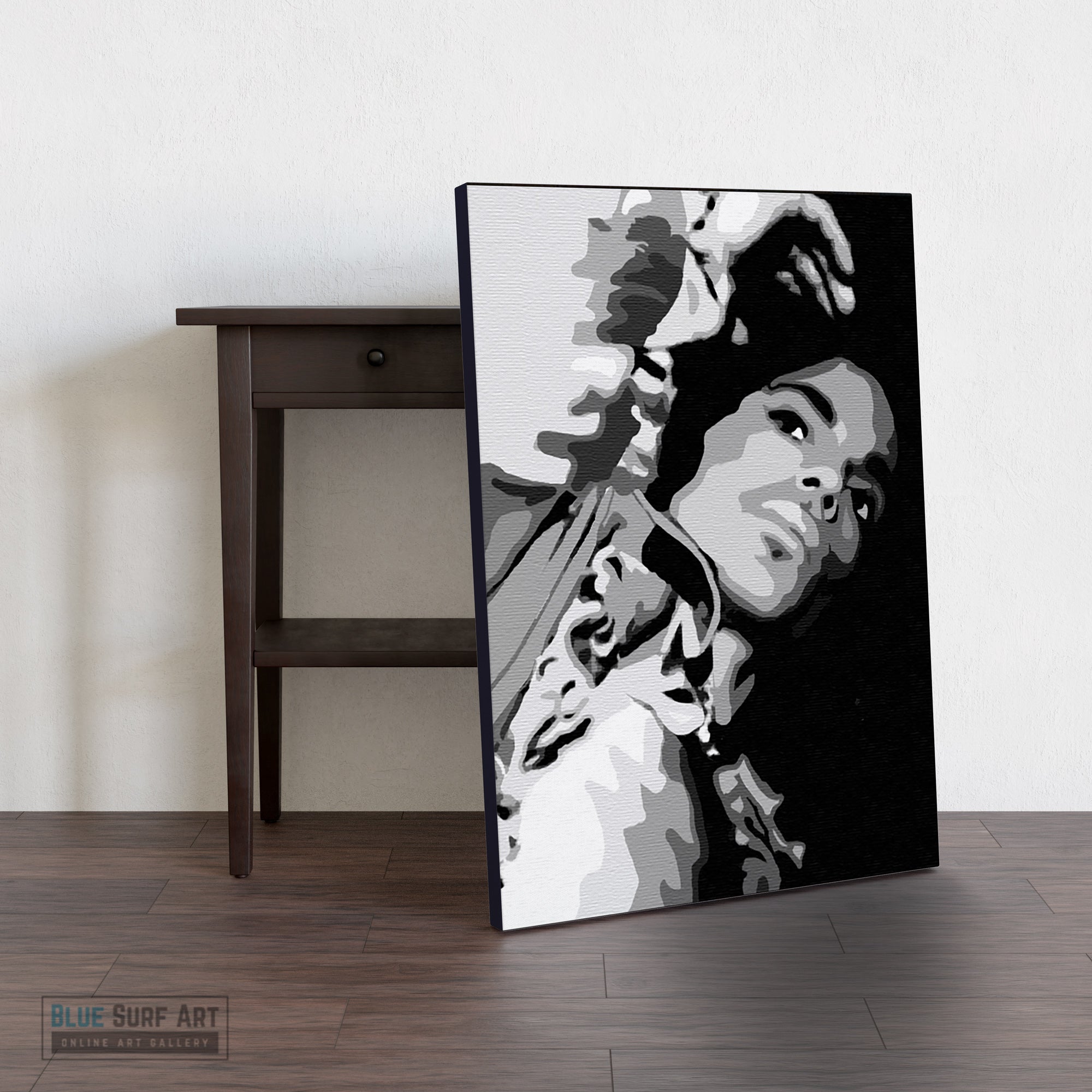 Prince Rogers Nelson Wall Art Prince on Stage Hand Painted Painting