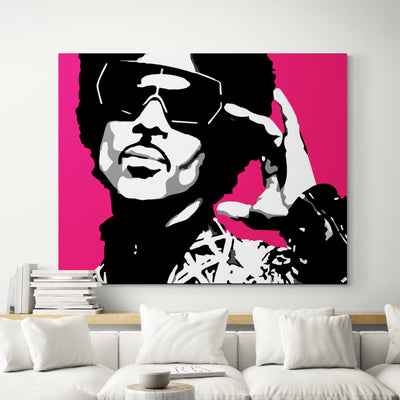 Prince Rogers Nelson Pop Art Original Wall Art Hand Painted Painting by Blue Surf Art
