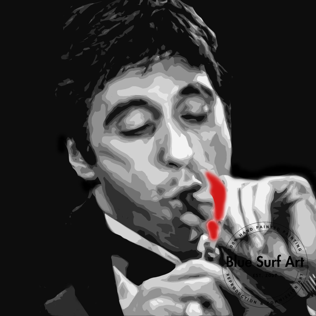 Scarface Oil Paintings Hand-Painted Art Inspired by the Legendary Film