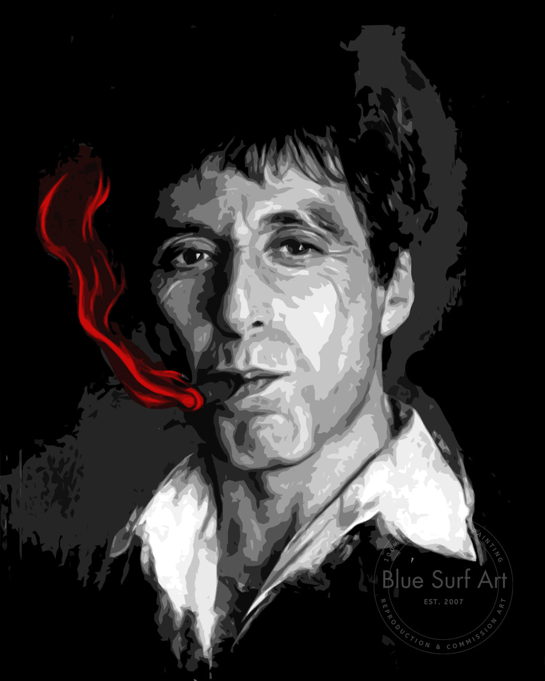 Scarface Movie Art Collection | Custom Oil Paintings of Iconic Scenes