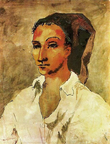 Spaniard painting by Pablo Picasso's Rose Period