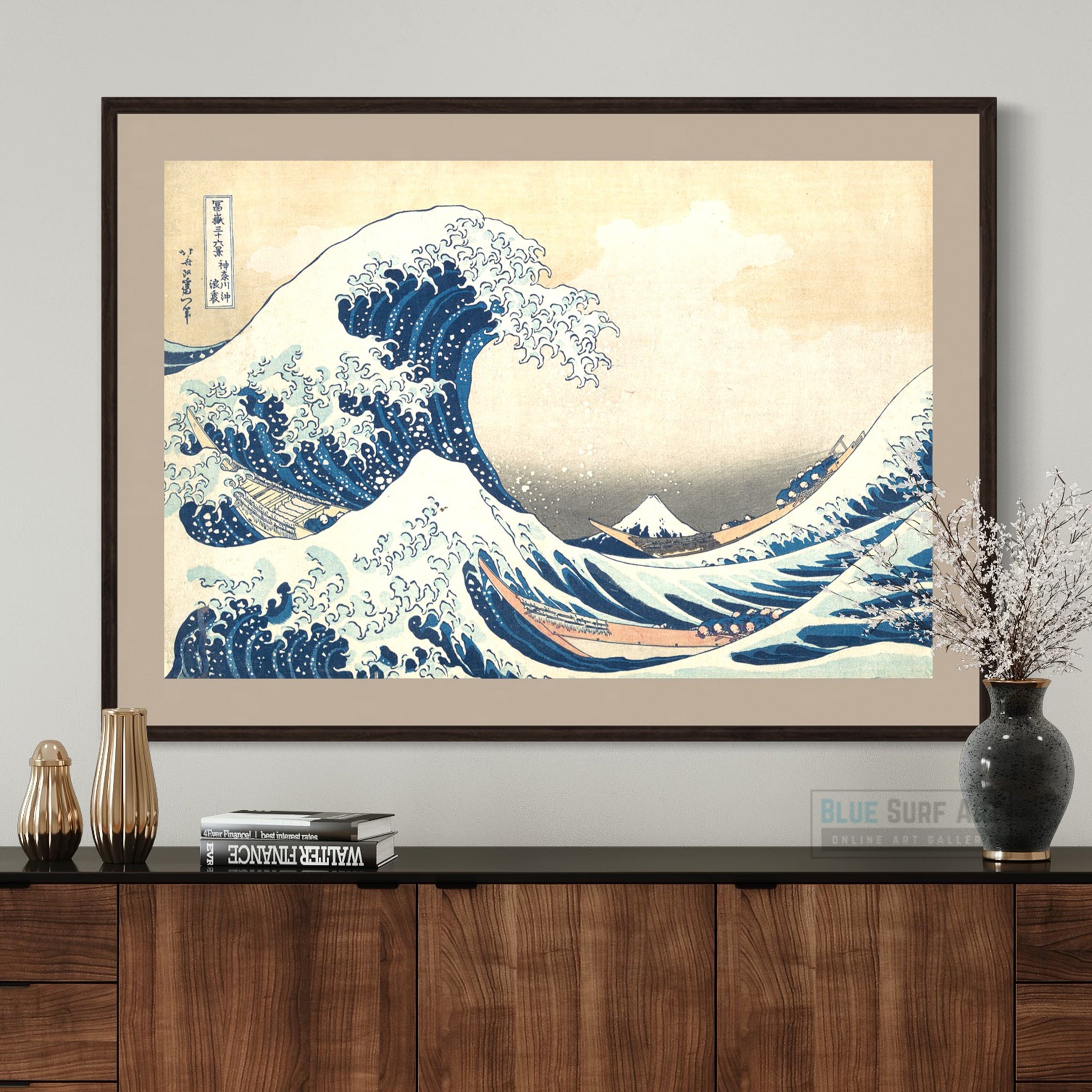 The Great Wave off Kanagawa by Katsushika Hokusai 