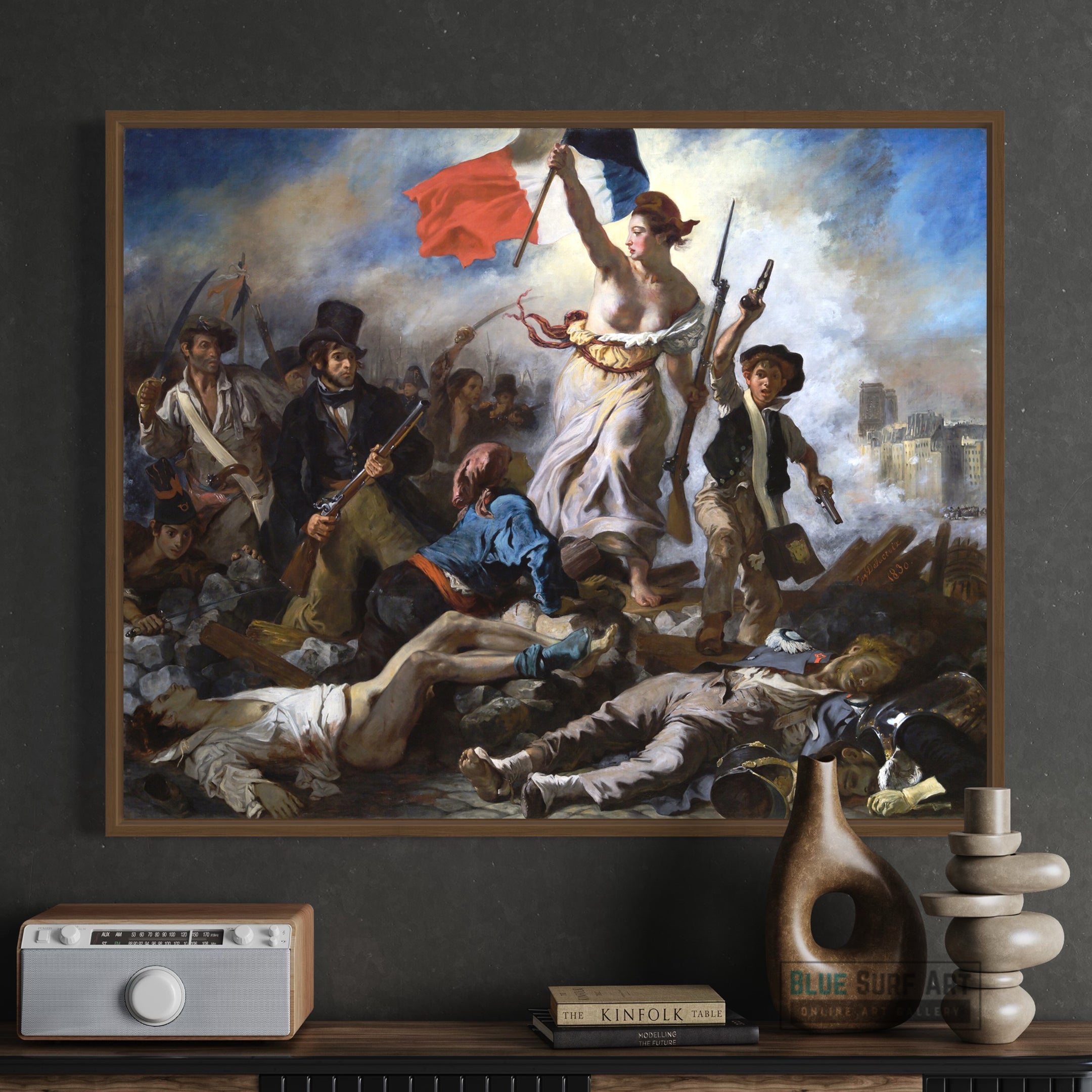 The Liberty Leading the People by Eugène Delacroix – Blue Surf Art