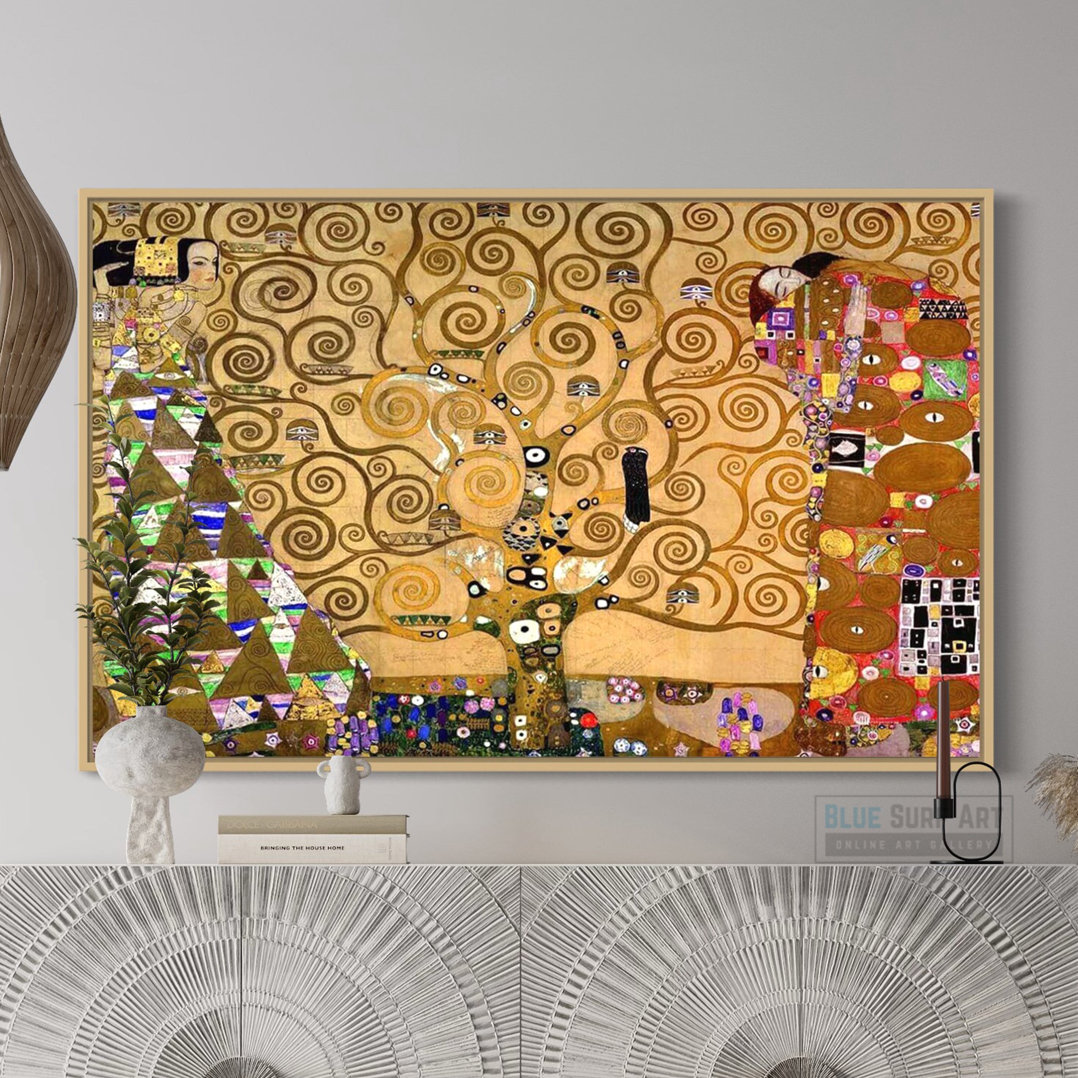 The Tree of Life, Stoclet Frieze full version Gustav Klimt