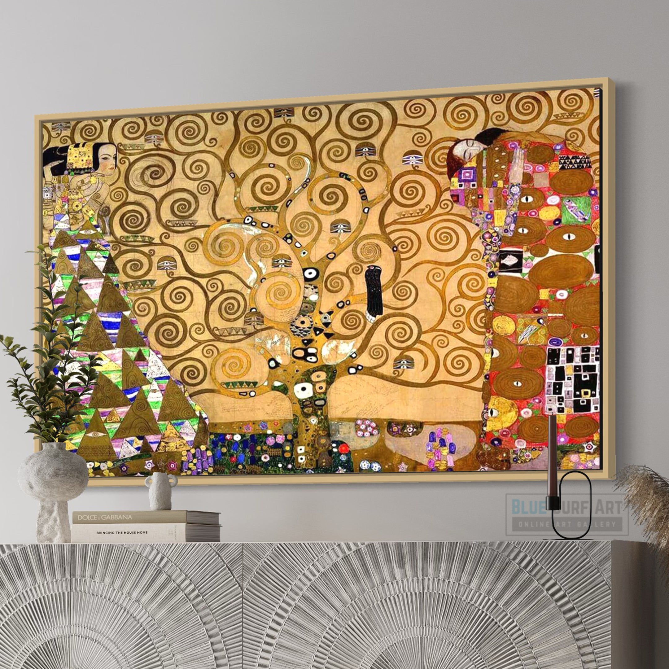 The Tree of Life, Stoclet Frieze full version Gustav Klimt