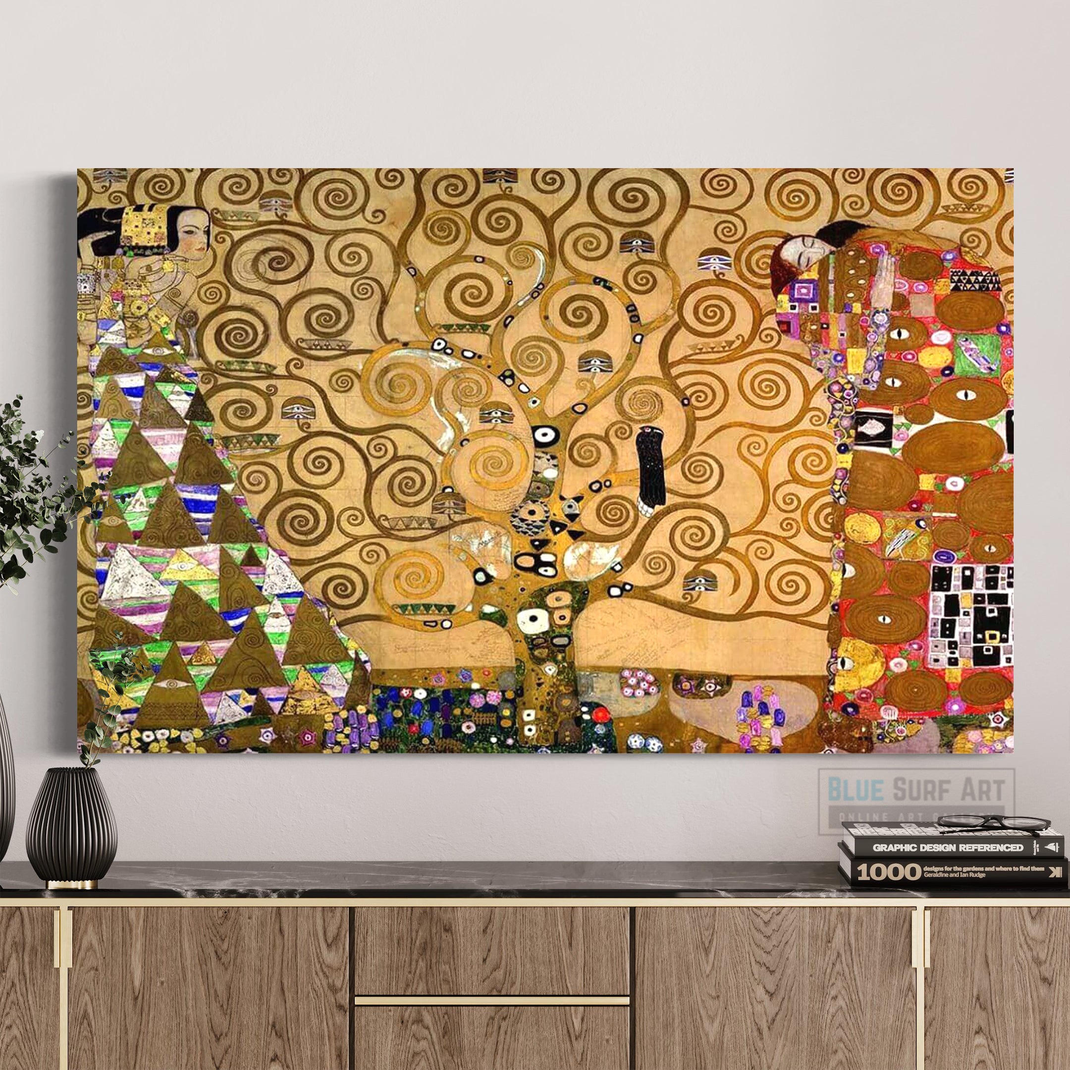 The Tree of Life, Stoclet Frieze full version Gustav Klimt