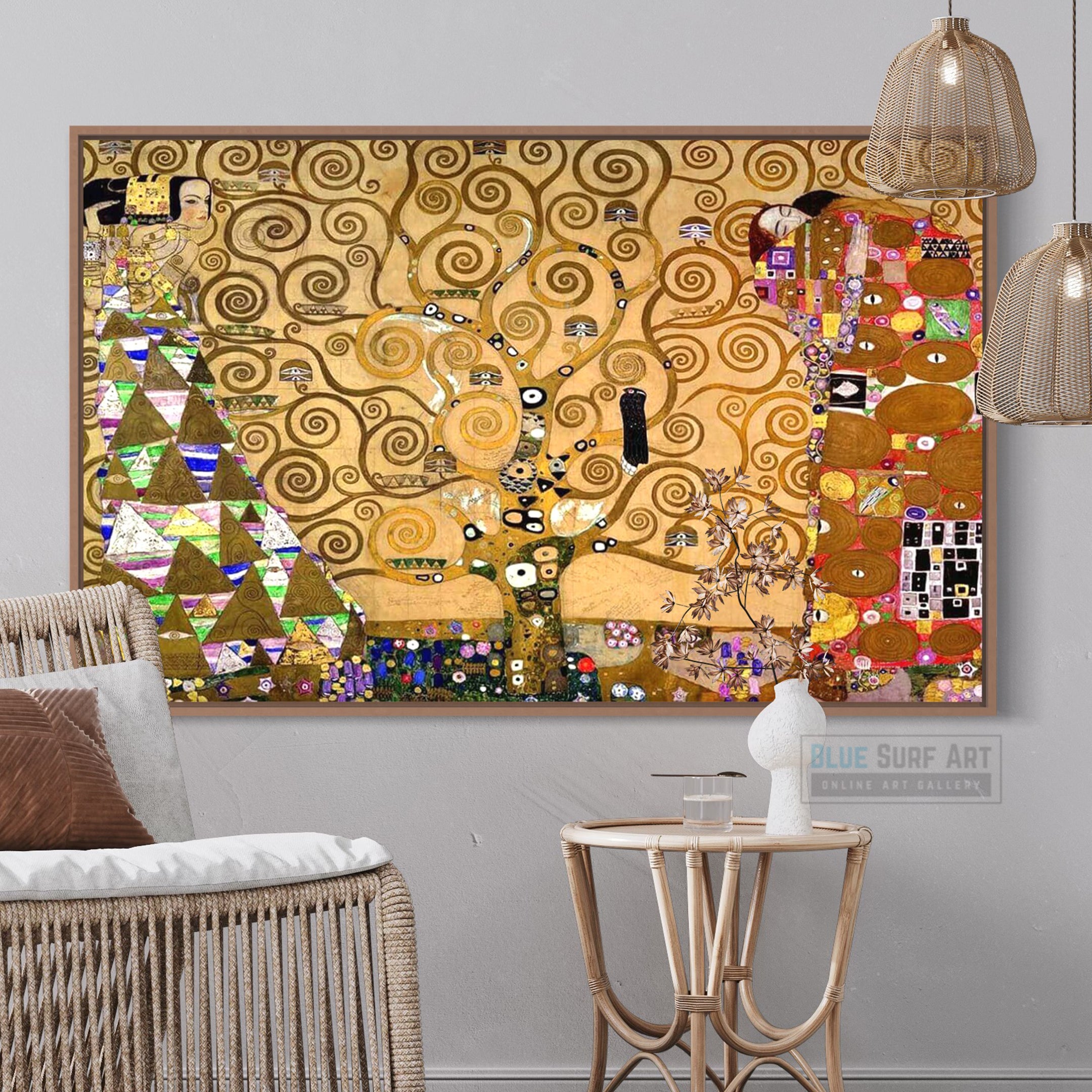 The Tree of Life, Stoclet Frieze full version Gustav Klimt