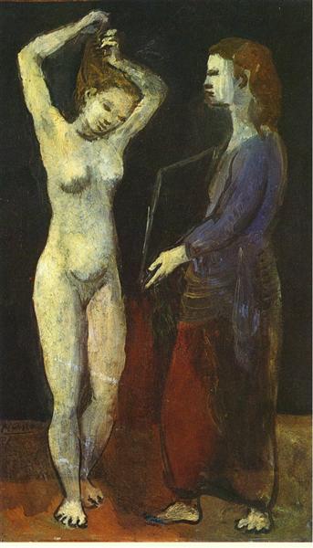 Toilette painting by Pablo Picasso's Rose Period