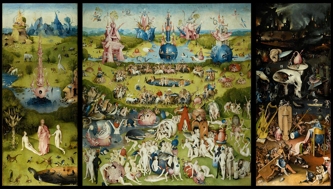 The Garden of Paradise by Hieronymus Bosch Reproduction by Blue Surf Art